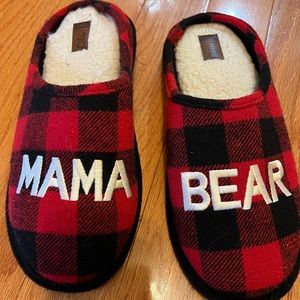 Mama Bear Slippers - Dearfoams - Used Size 9-10, smoke free home.